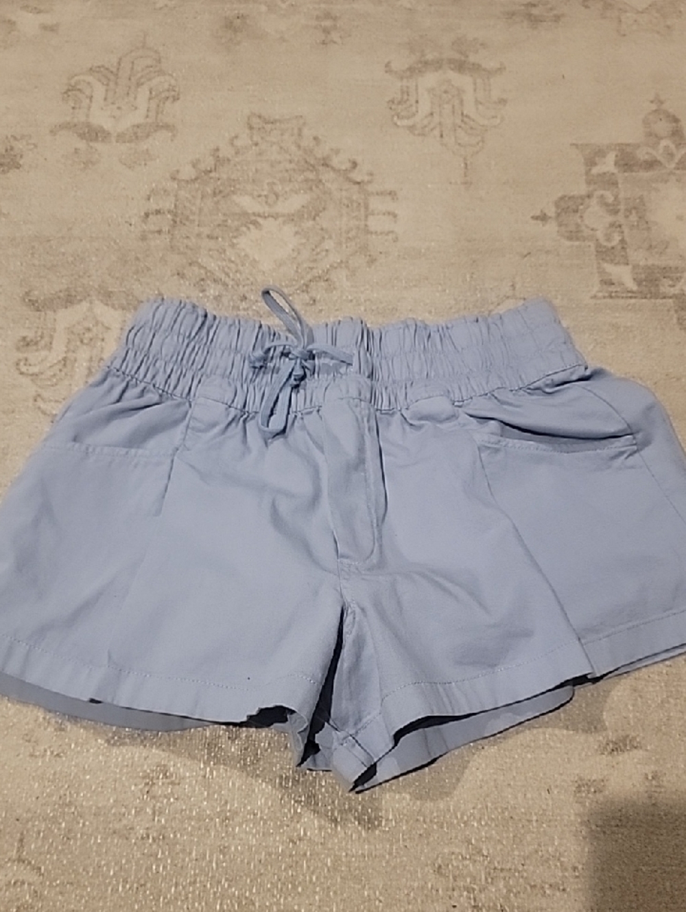 aerie Light Blue Drawstring Pull OnShorts~Size Medium~New With Tags - Picture 2 of 12